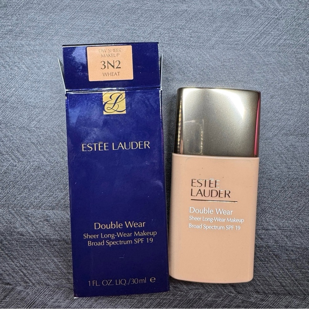 Estee Lauder Double Wear Sheer Long- Wear Foundation 3N2 Wheat 30mL SPF19